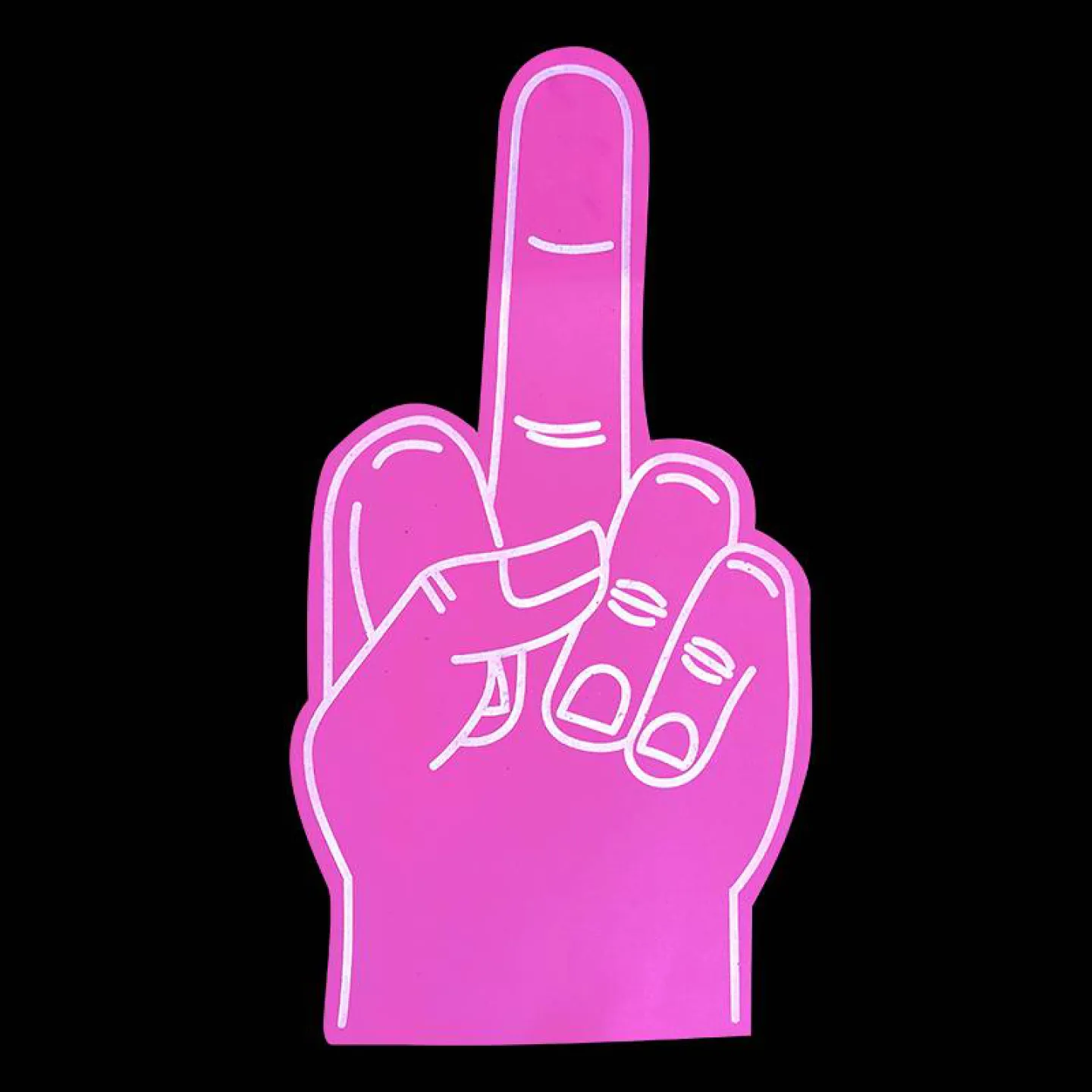 foam hand roze.