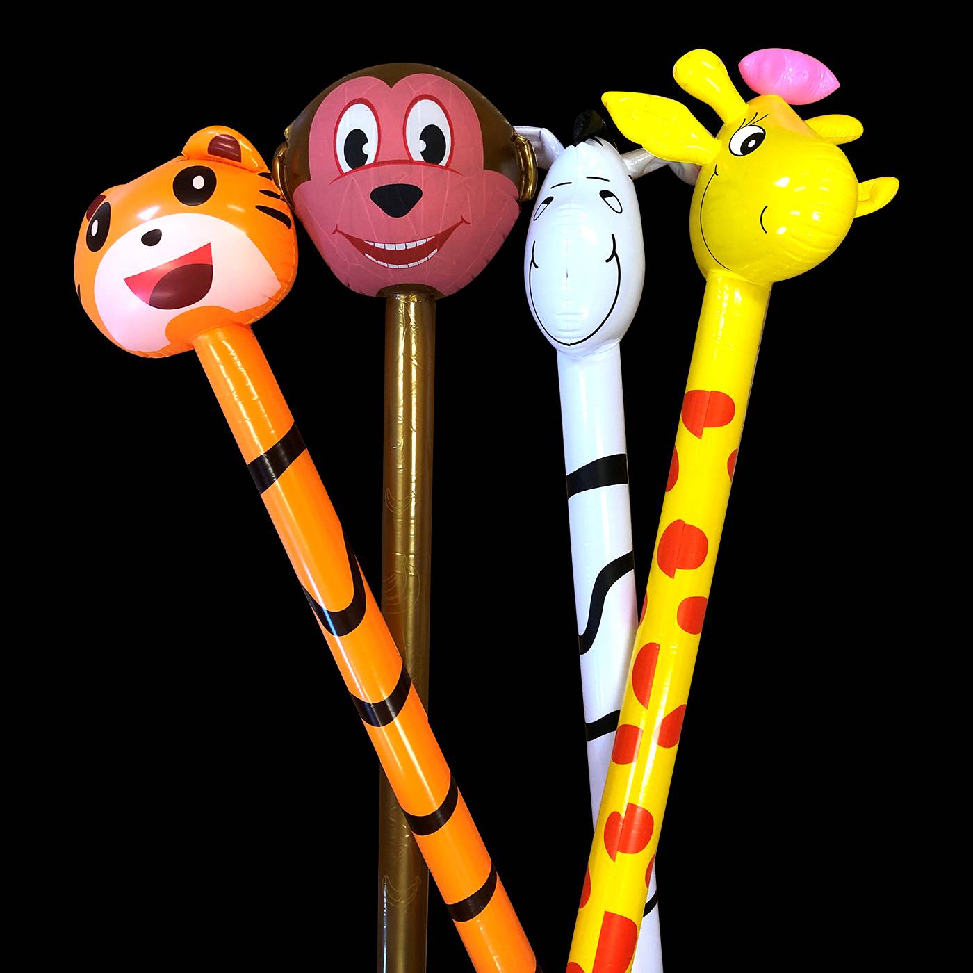 opblaas dieren sticks