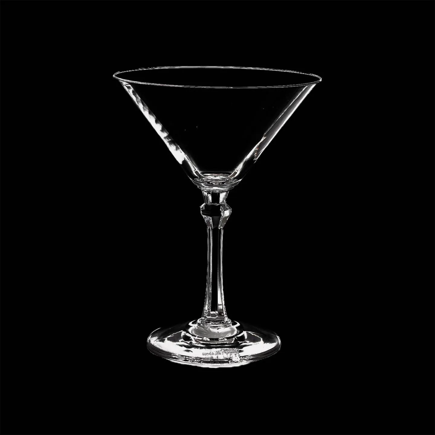 Kunststof Martini glazen 20cl transparant.
