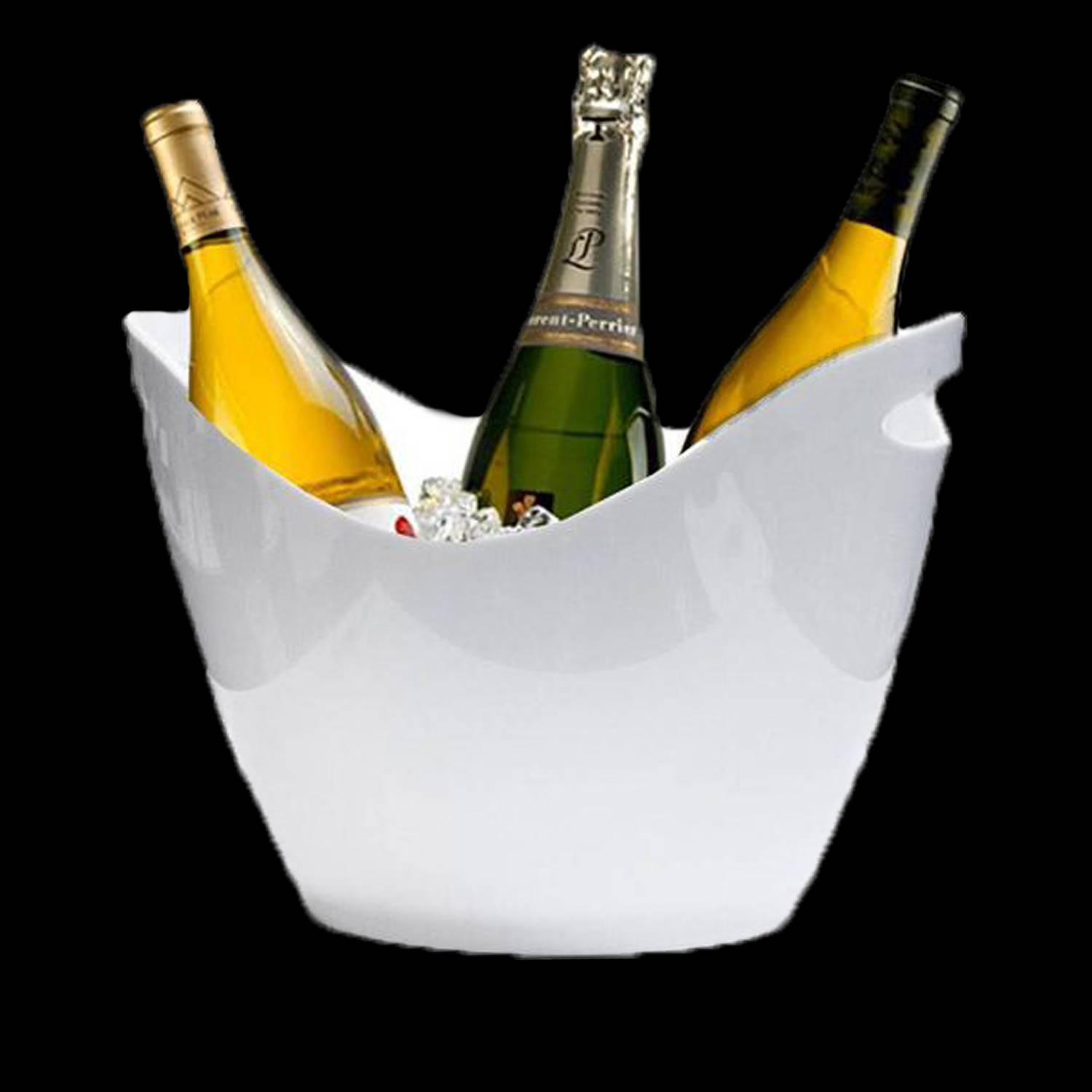 Champagne- en wijnkoeler wit 7L kopen
