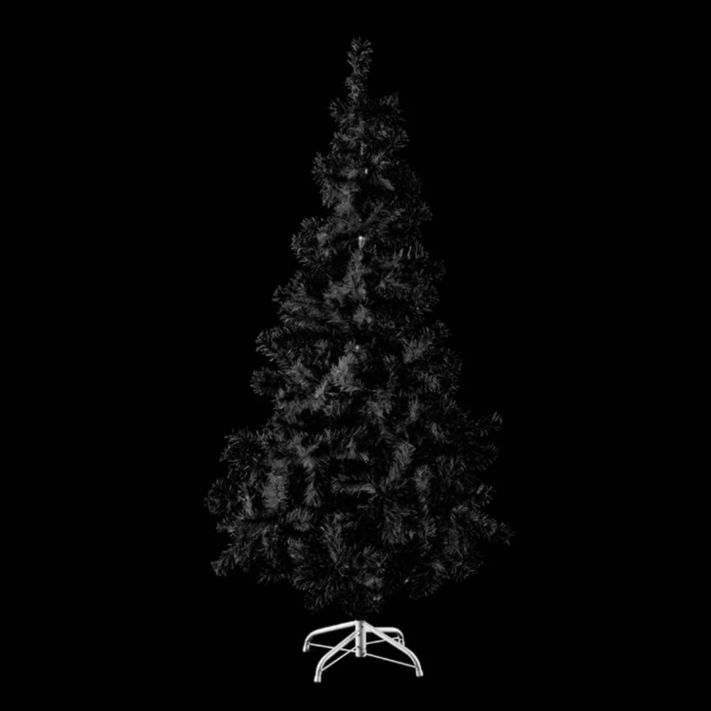 Zwarte kerstboom 150cm kopen.