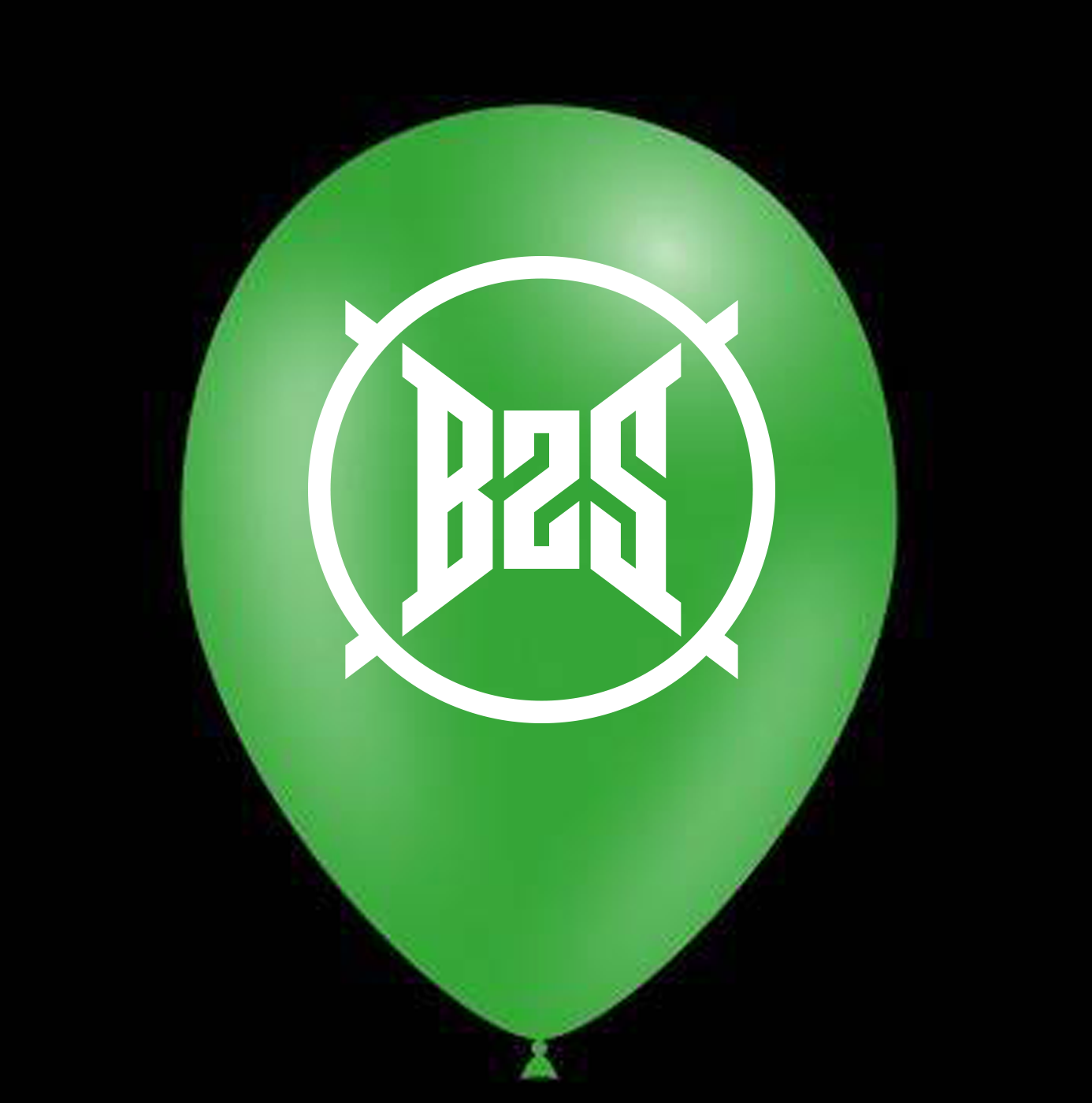 Groene ballonnen bedrukken