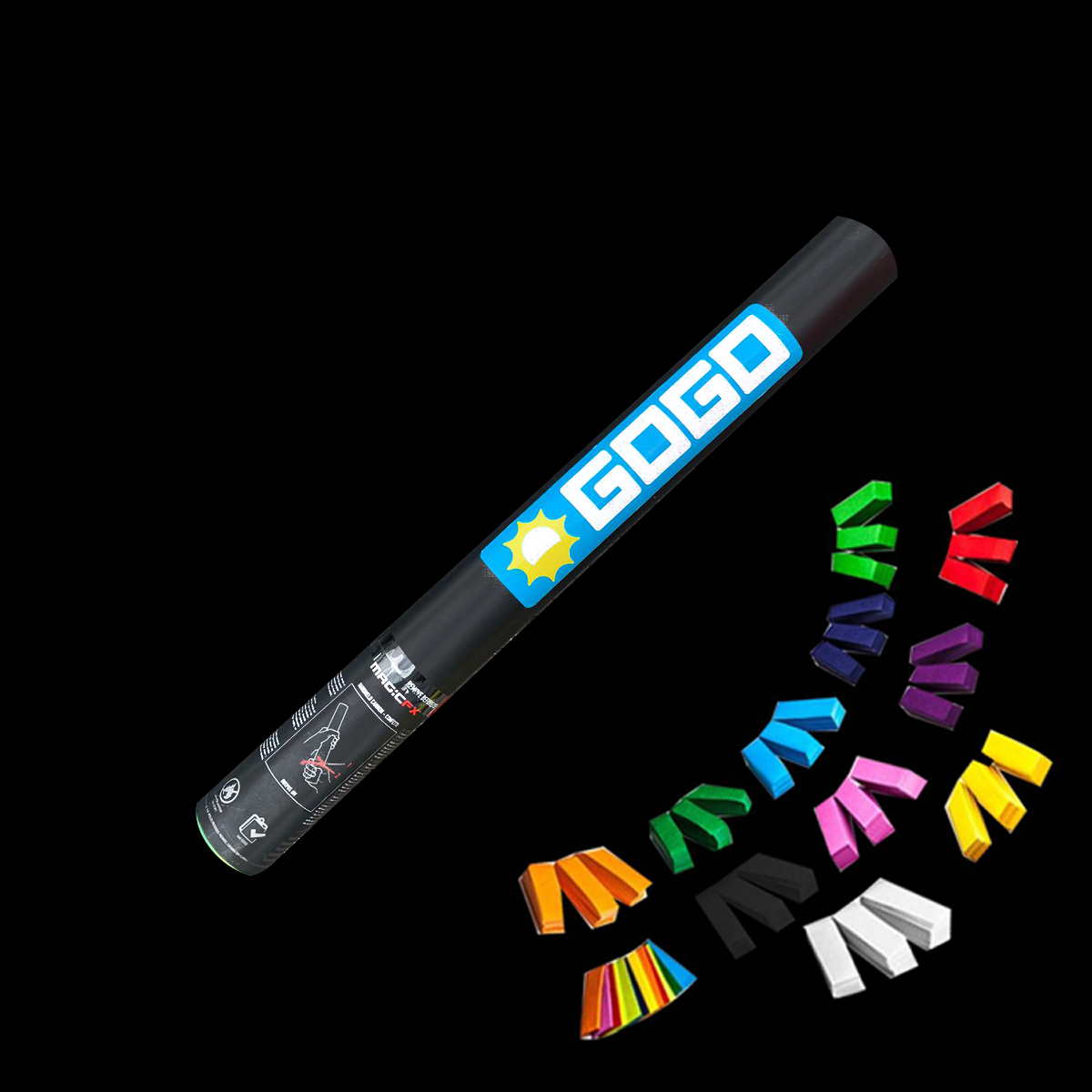 confetti shooters bestickeren 50cm