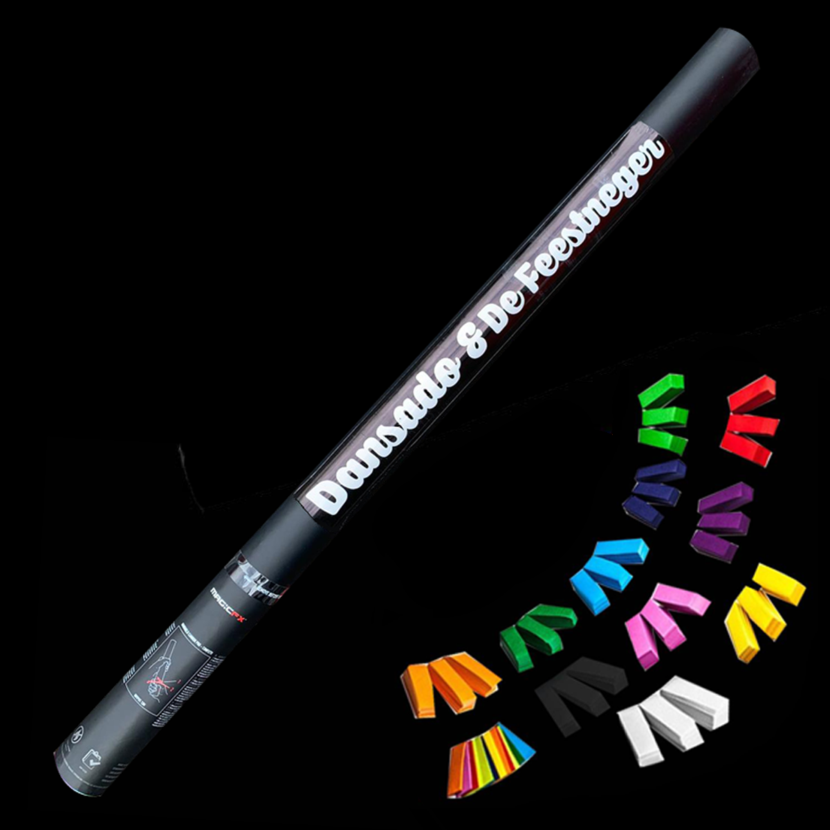 confetti shooters 80cm laten bestickeren