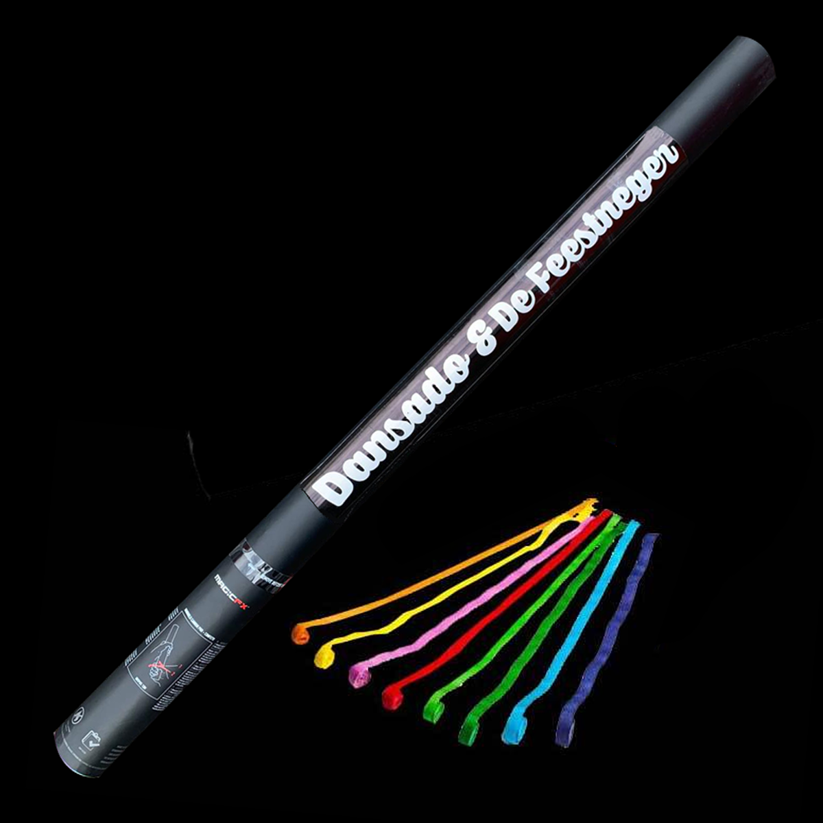 streamers shooters 80 cm laten bestickeren