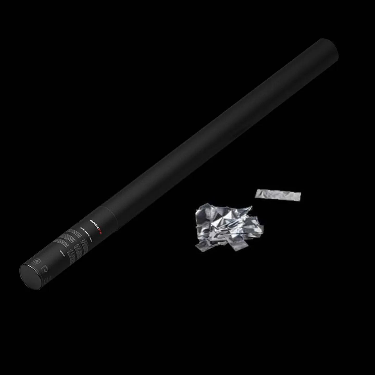 Confetti shooter 80cm zilver kopen.