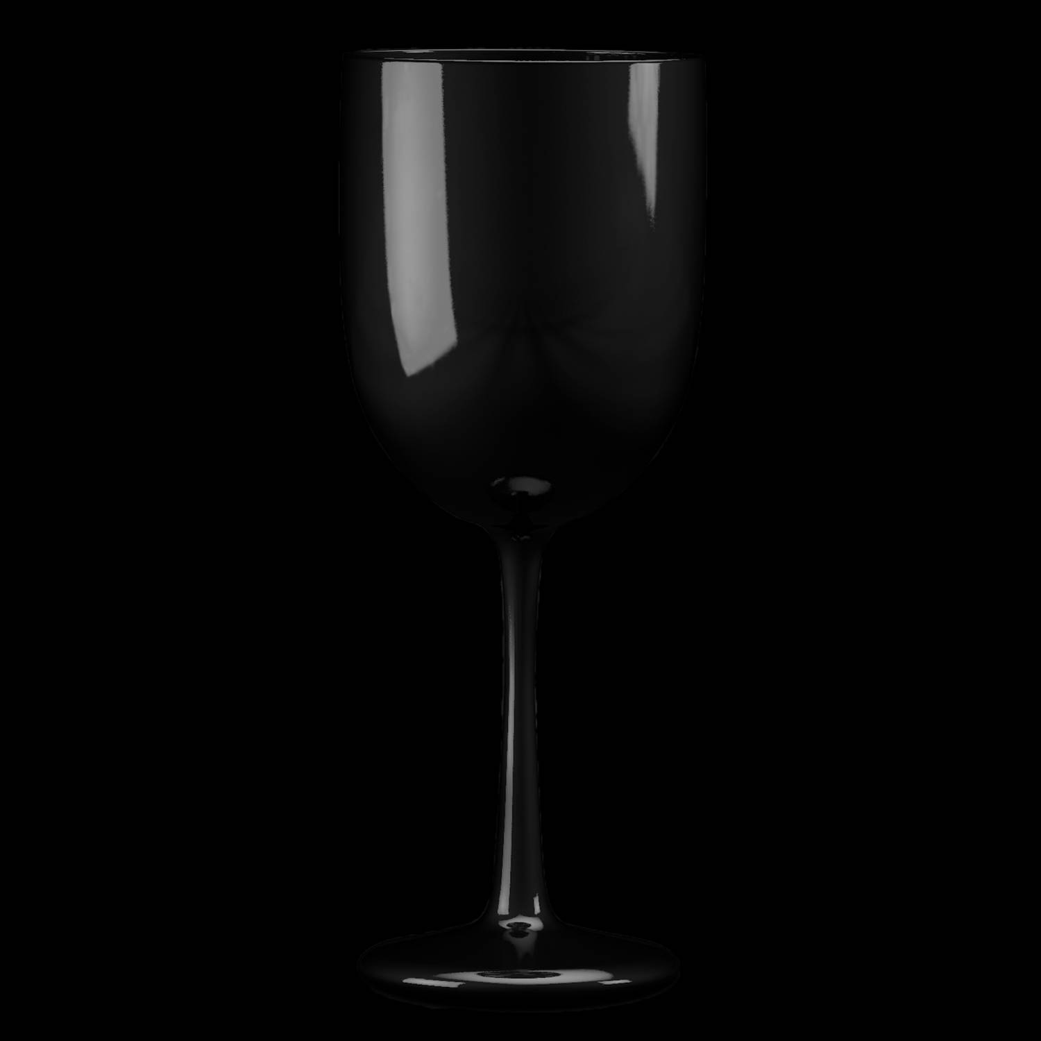 Kunststof wijnglazen 48cl zwart kopen