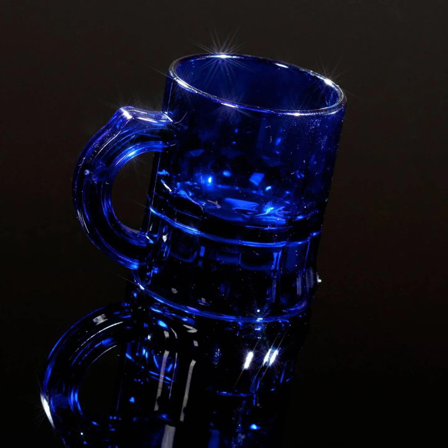 Shotglaasjes fluoriserend blauw 2,5cl kopen.