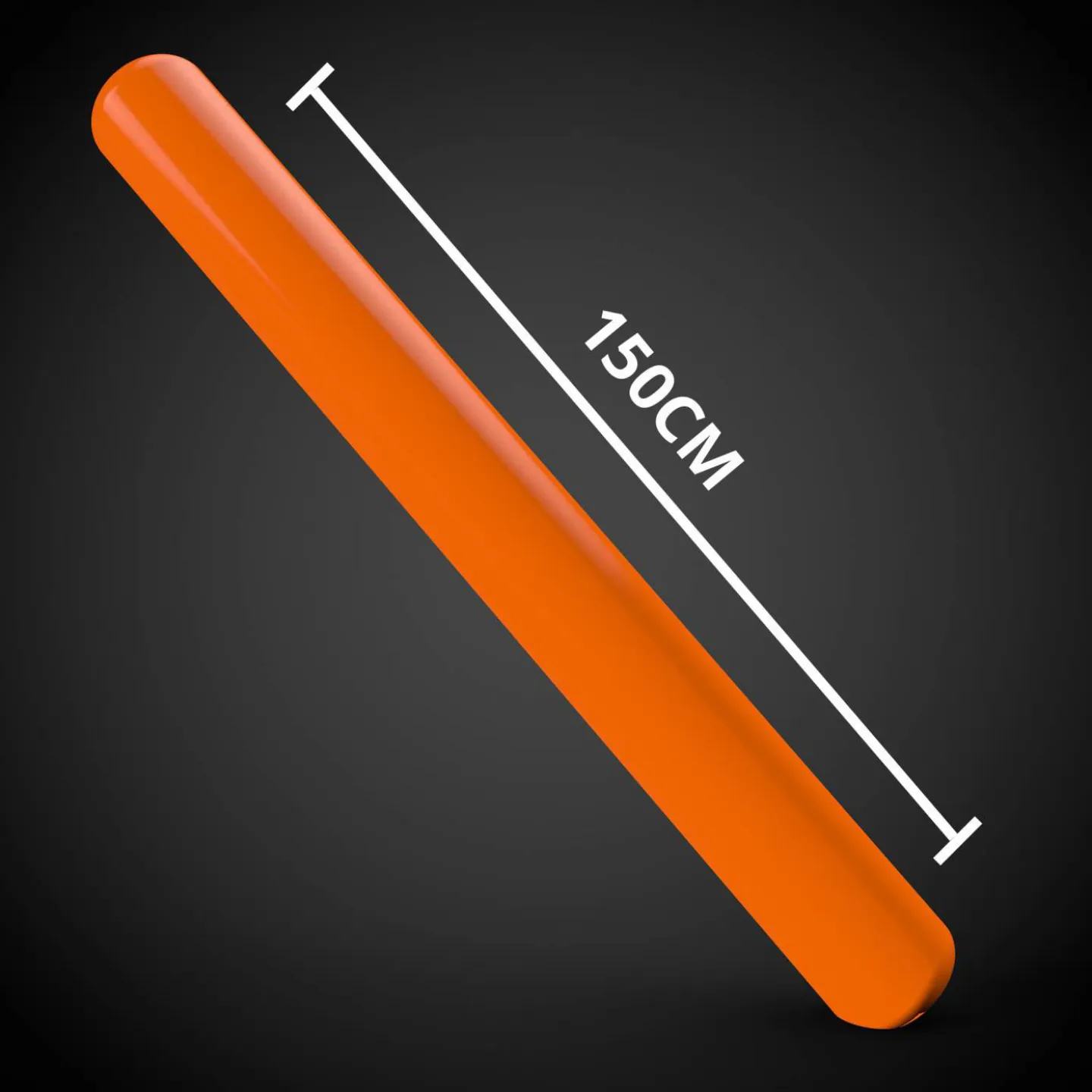 Oranje opblaas noodle - 150cm kopen.