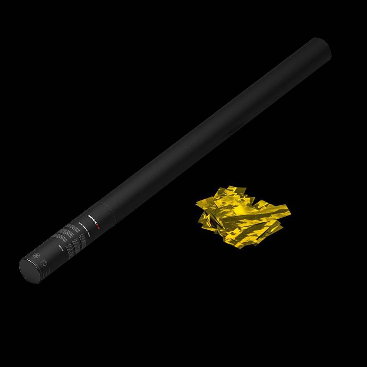 Gouden confetti kanon 80cm handmatig