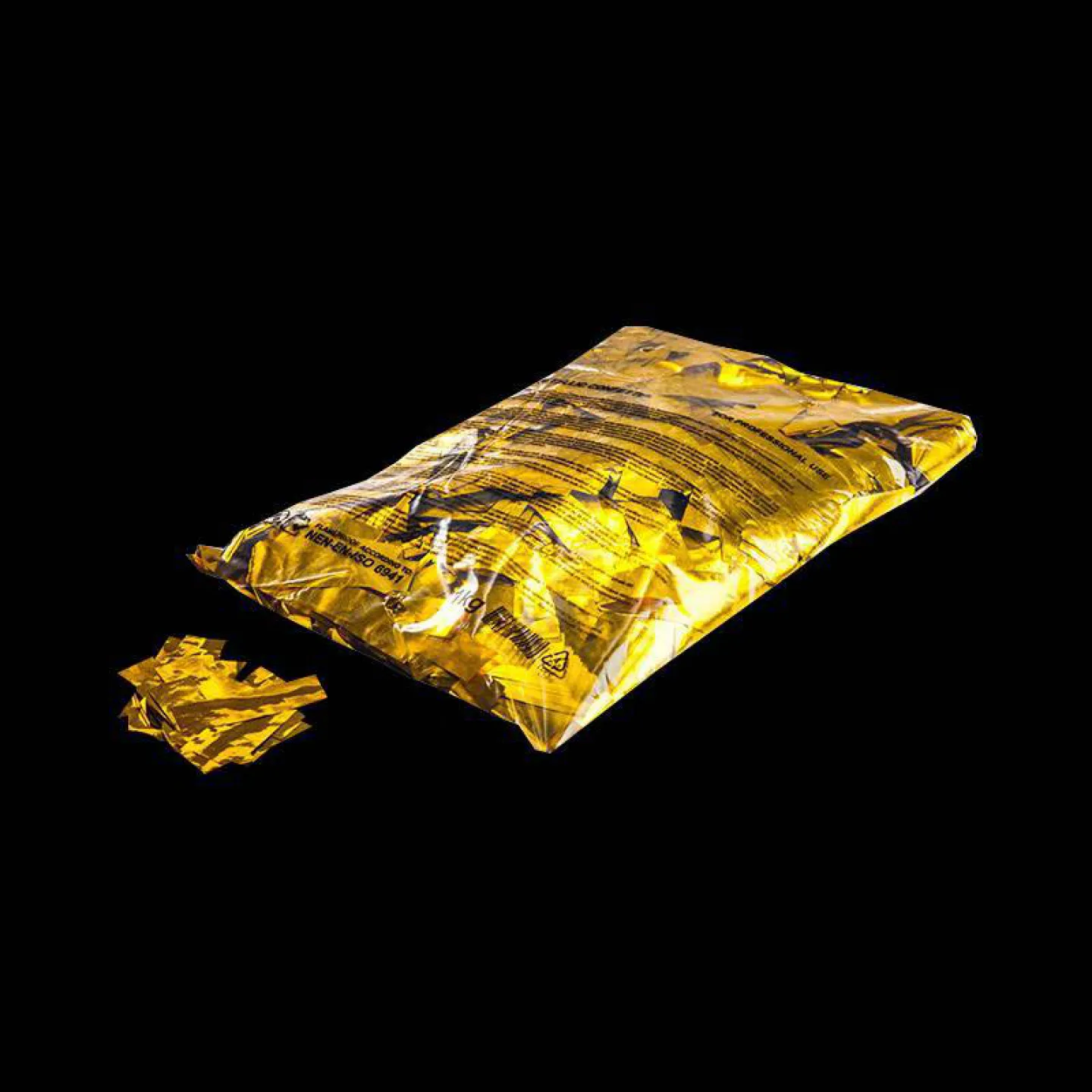 Gouden confetti metallic goud.