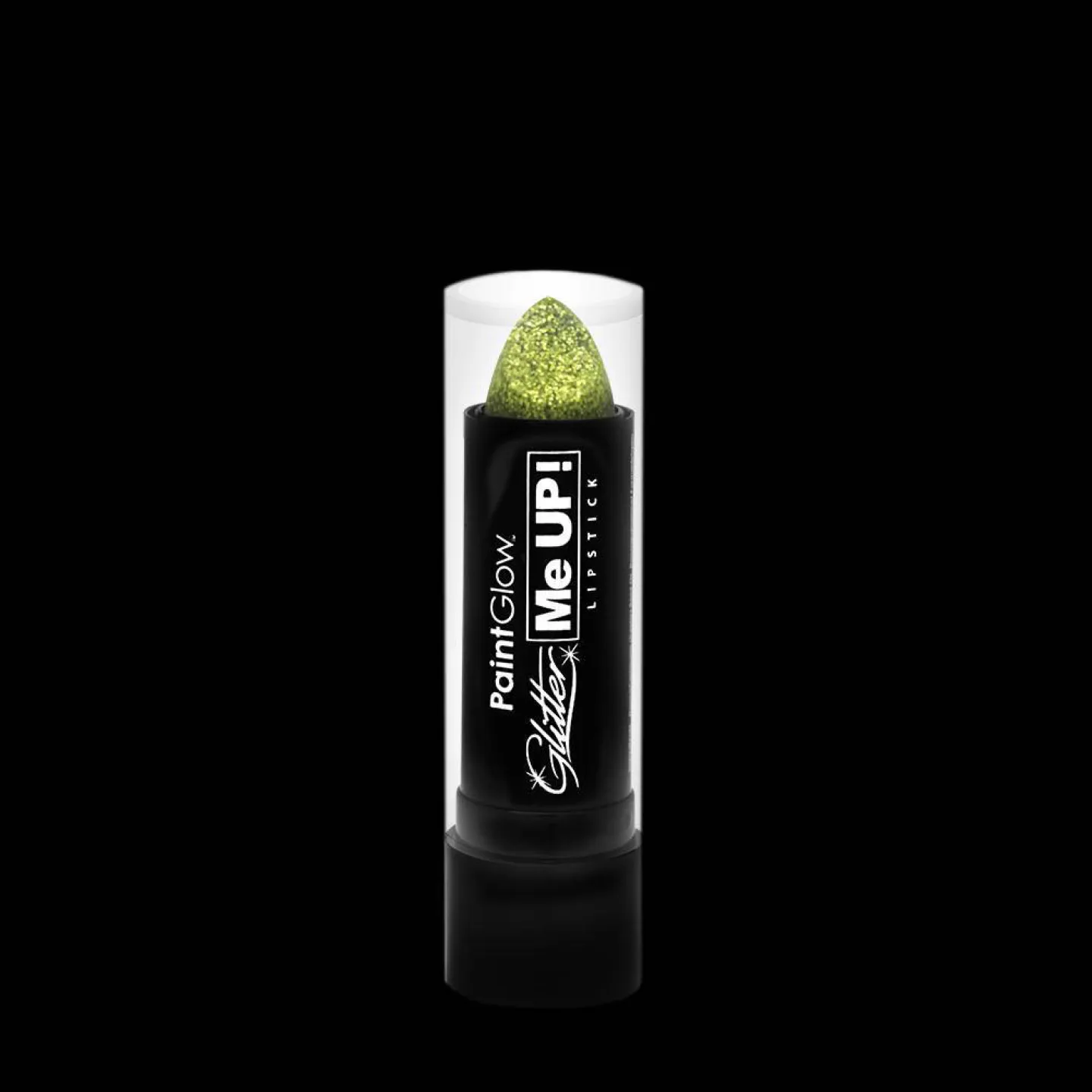 Gouden glitter lippenstift.