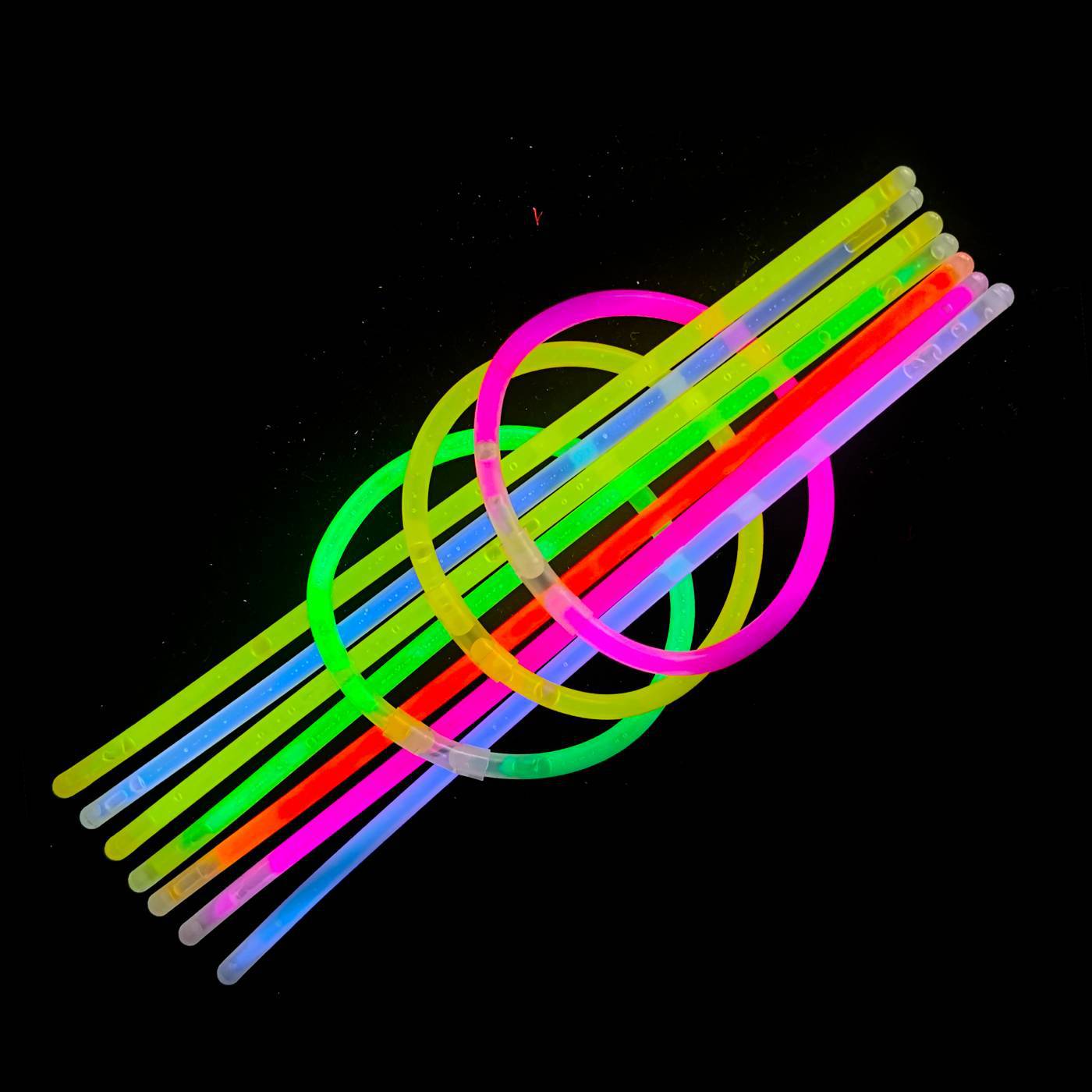 Glow sticks regenboog