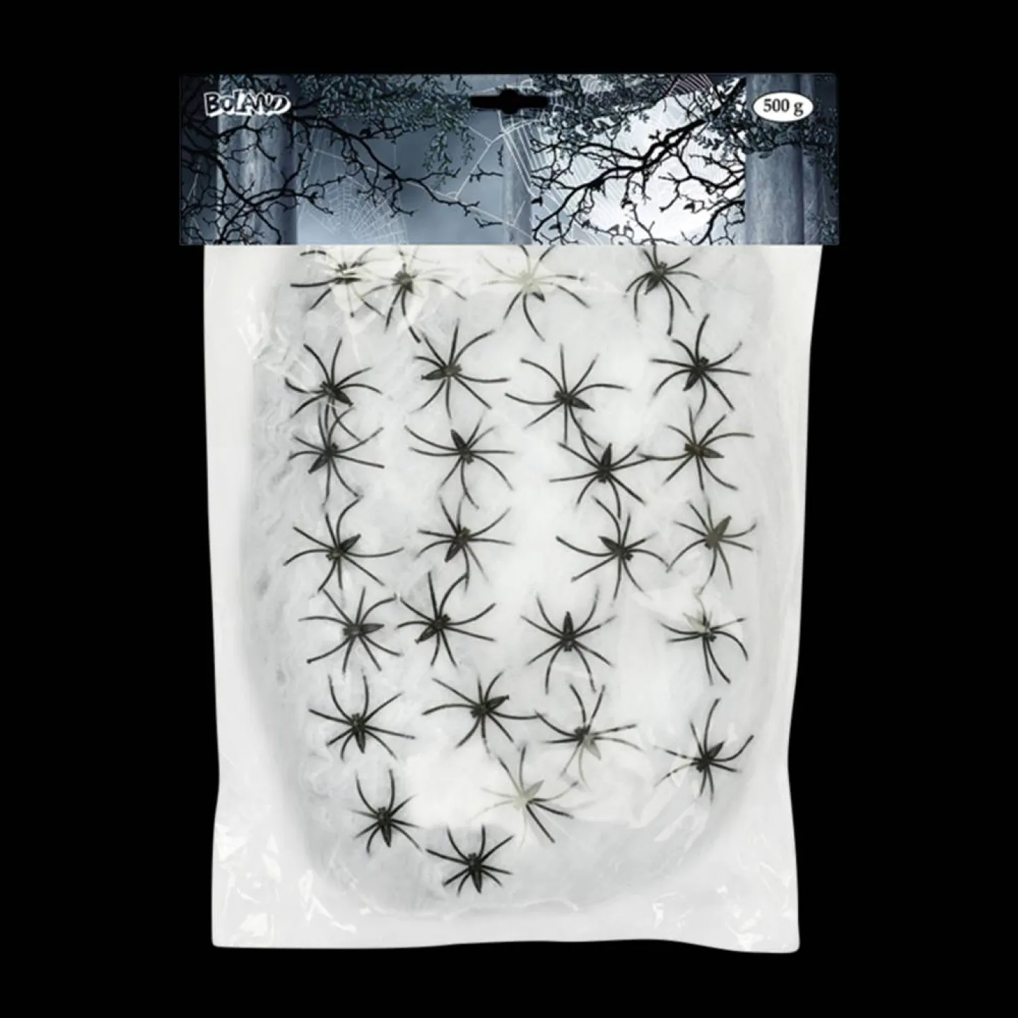 Halloween decoratie spinnenweb met 27 sp.