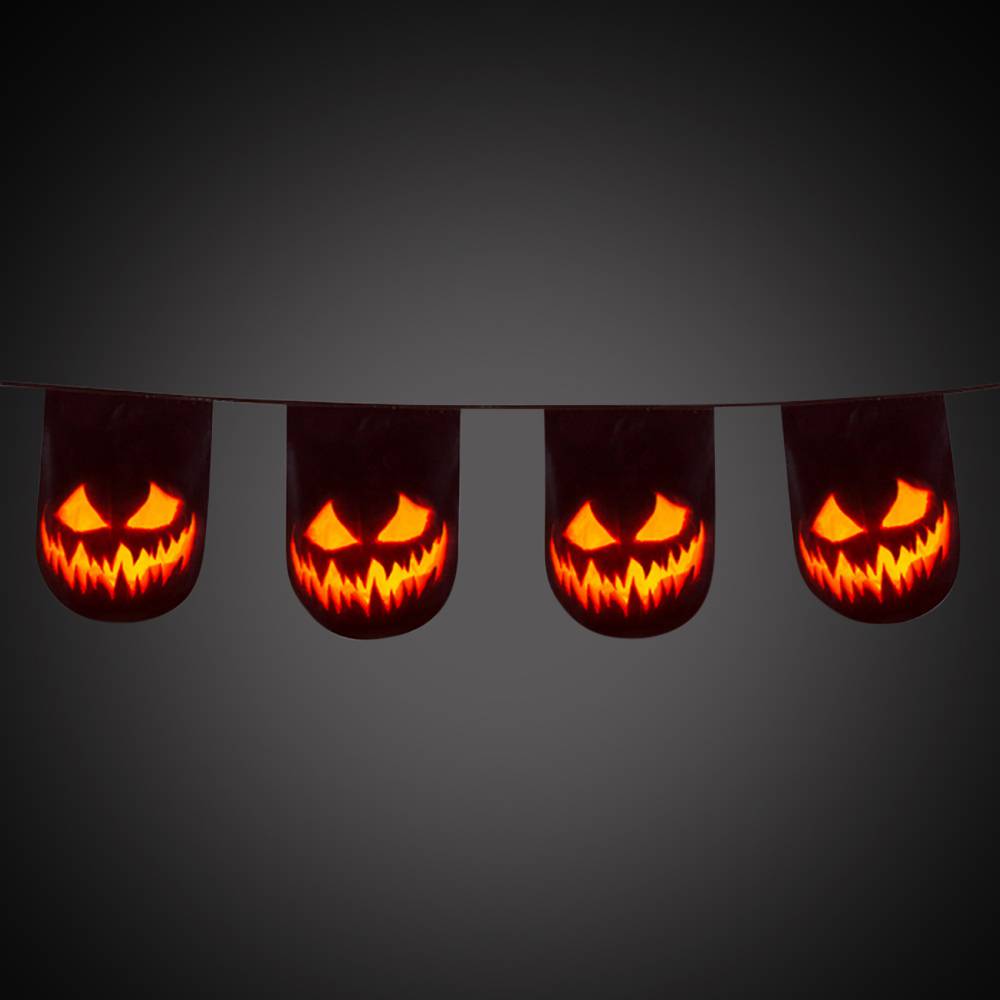 Halloween decoratie vlaggenlijn vurige p