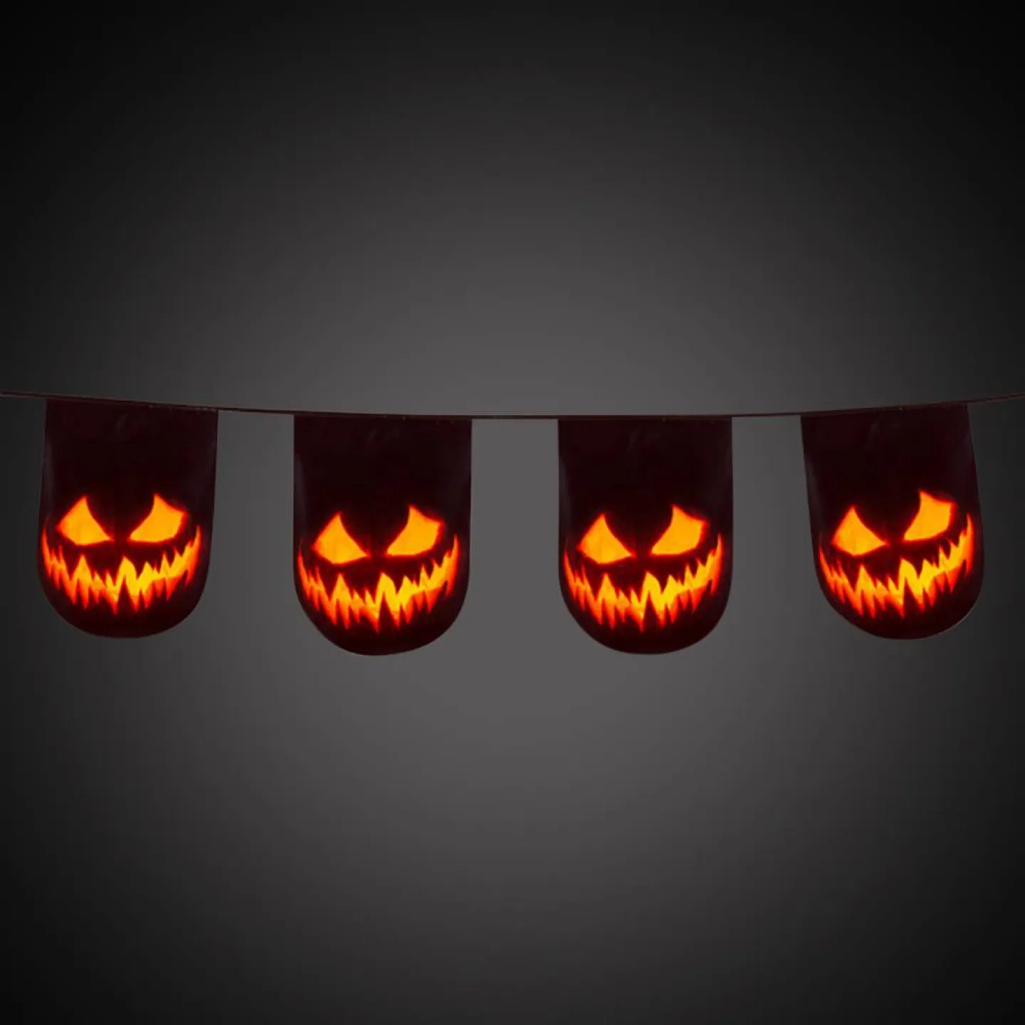 Halloween decoratie vlaggenlijn vurige p.