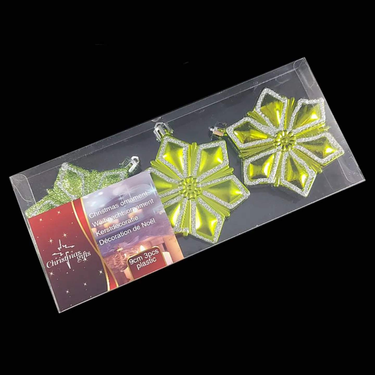 groene kerstbal ster kopen.