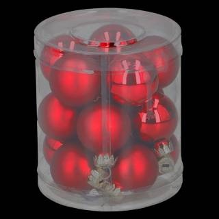 Rodee kerstballen 15stuks