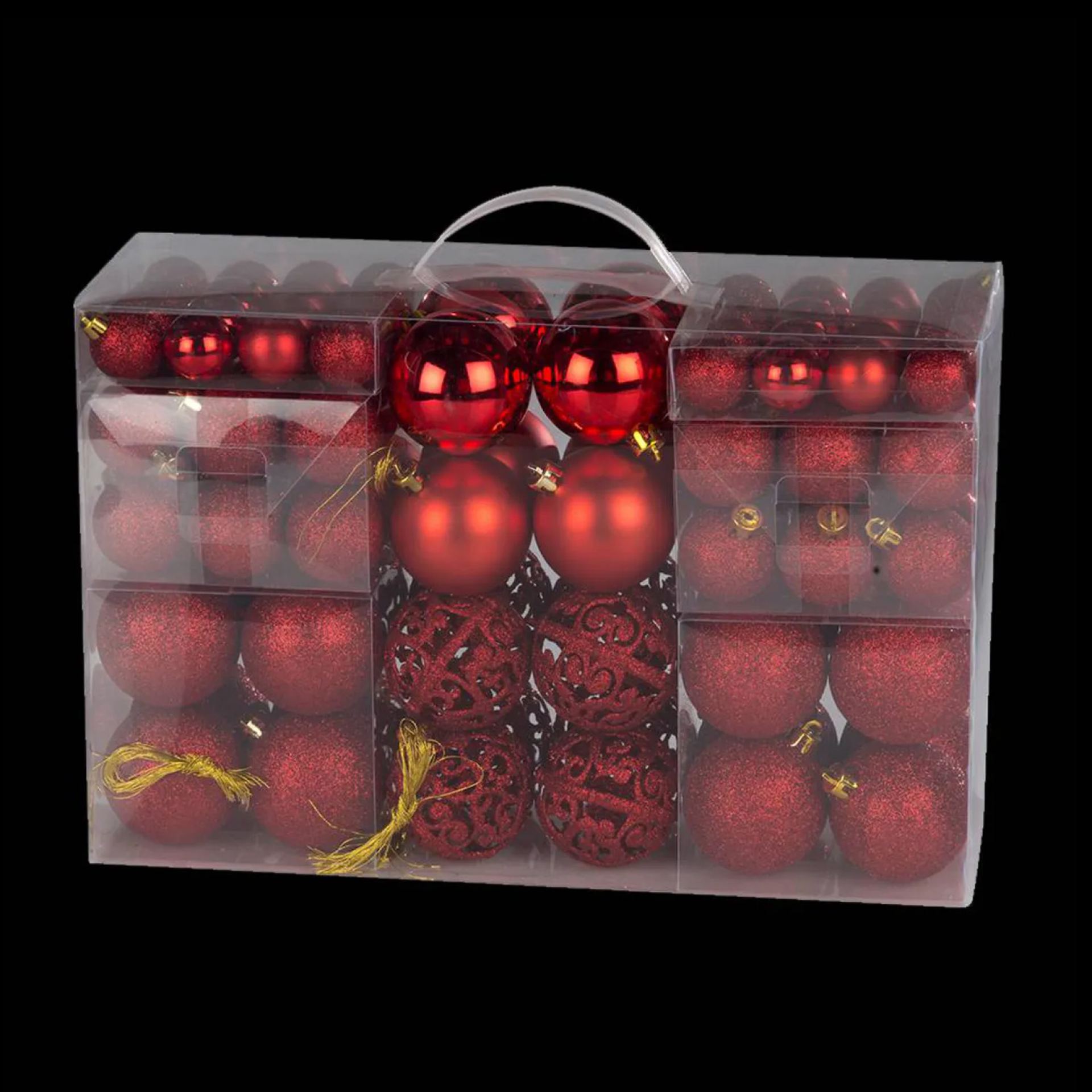 Rode kerstballen 100 stuks online