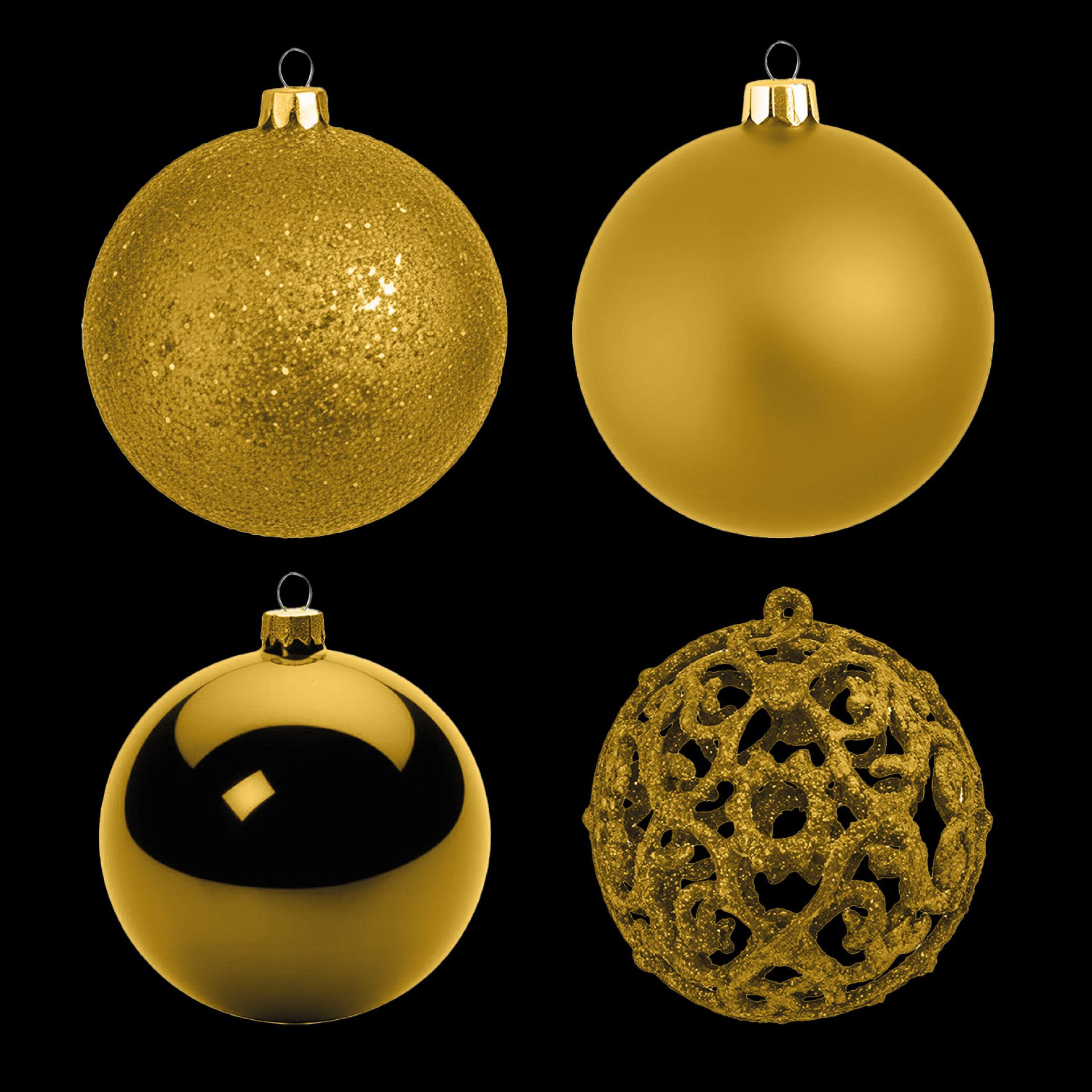 Kerstballen rond 100 stuks goud kopen