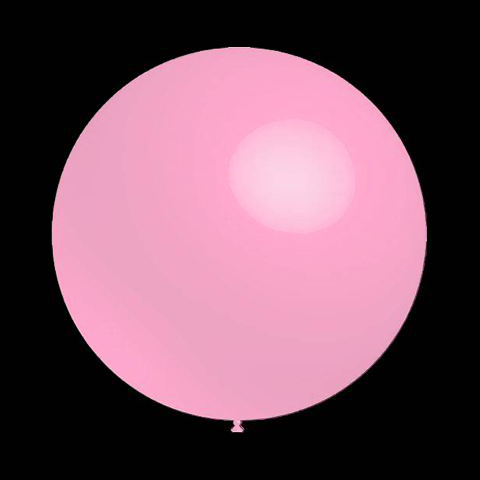 roze ballonnen metallic rond 28cm