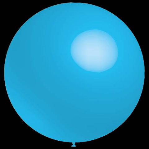 lichtblauwe ballonnen 60cm