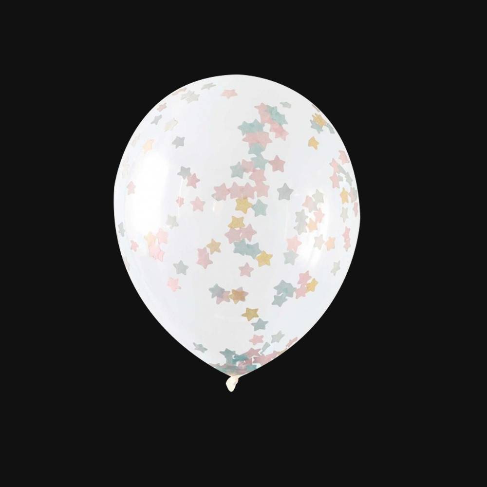 Confetti ballonnen sterretjes