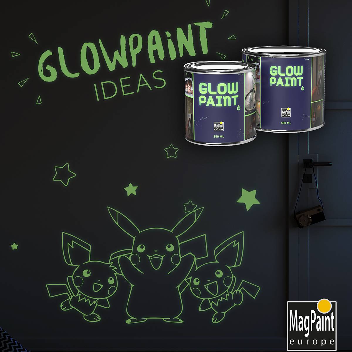 Glow in the dark verf lichtgevende verf