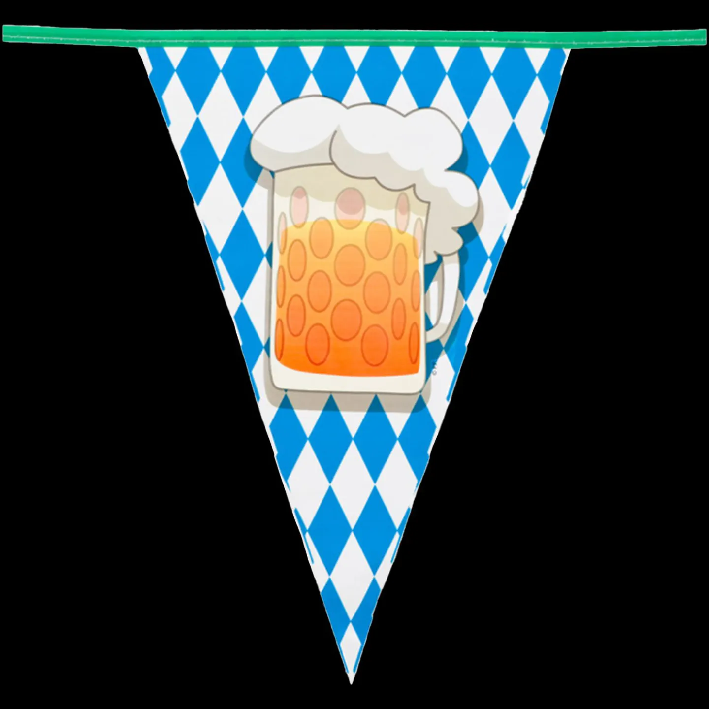 Vlaggenlijn Blauw wit met bierglas 6m kopen.