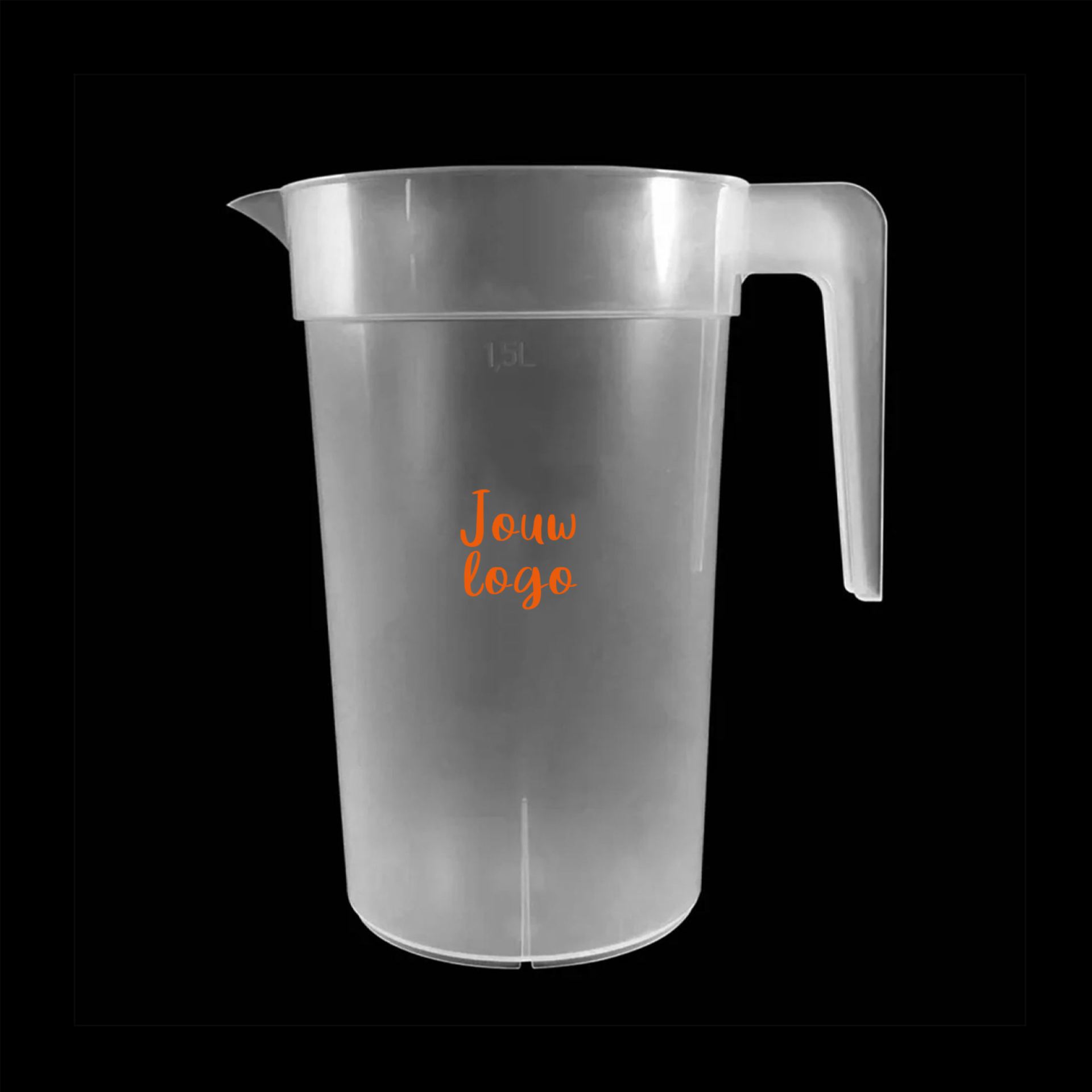 Pitchers bedrukken economy 1 liter met logo