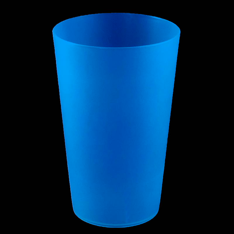 Eco kunststof glass blauw