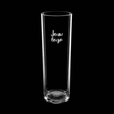 Kunststof longdrinkglazen 22cl bedrukken