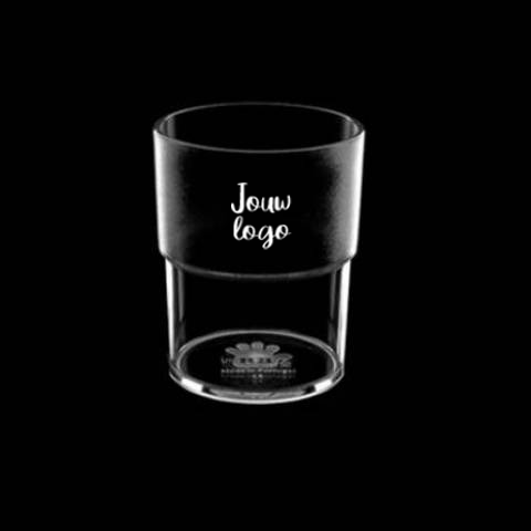 Kunststof waterglazen - 18cl - bedrukt