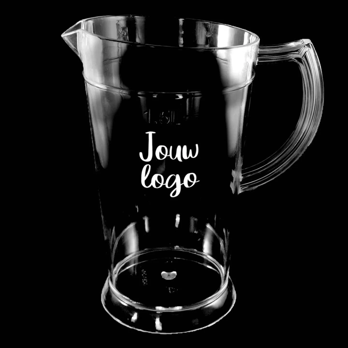 Pitchers bedrukken 1,5 liter.