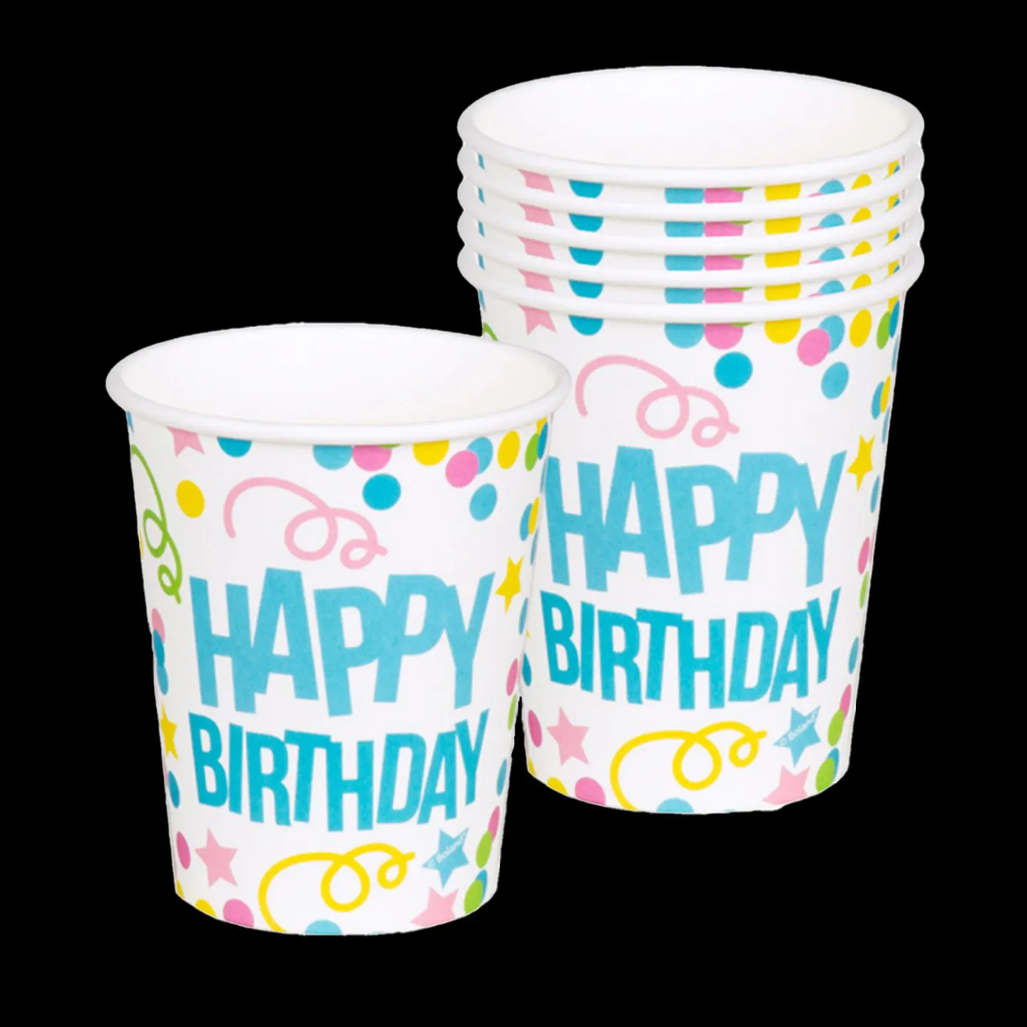 online tafelset kleurrijk happy birthday.
