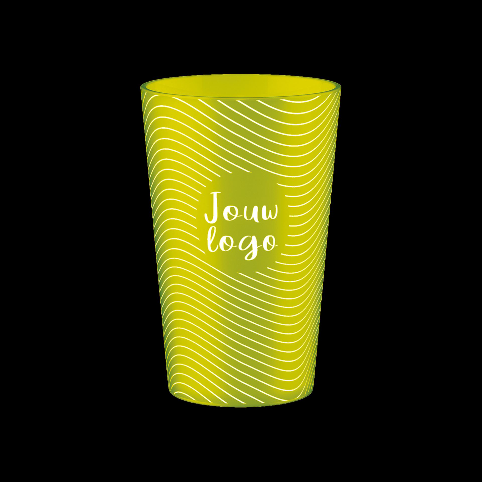Hardcups bedrukken groen 25cl goedkoop