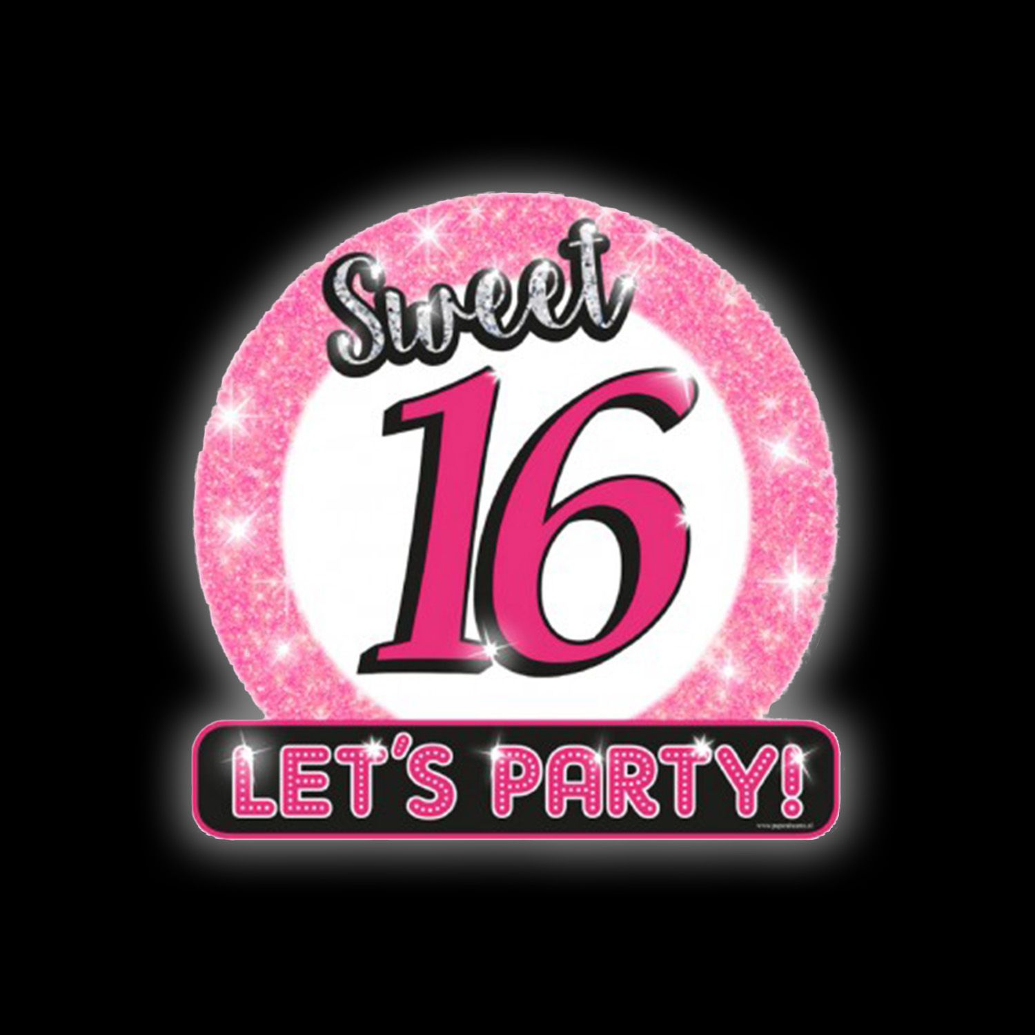 Huldeschild sweet 16