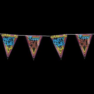 vlaggenlijn neon 50 jaar kopen
