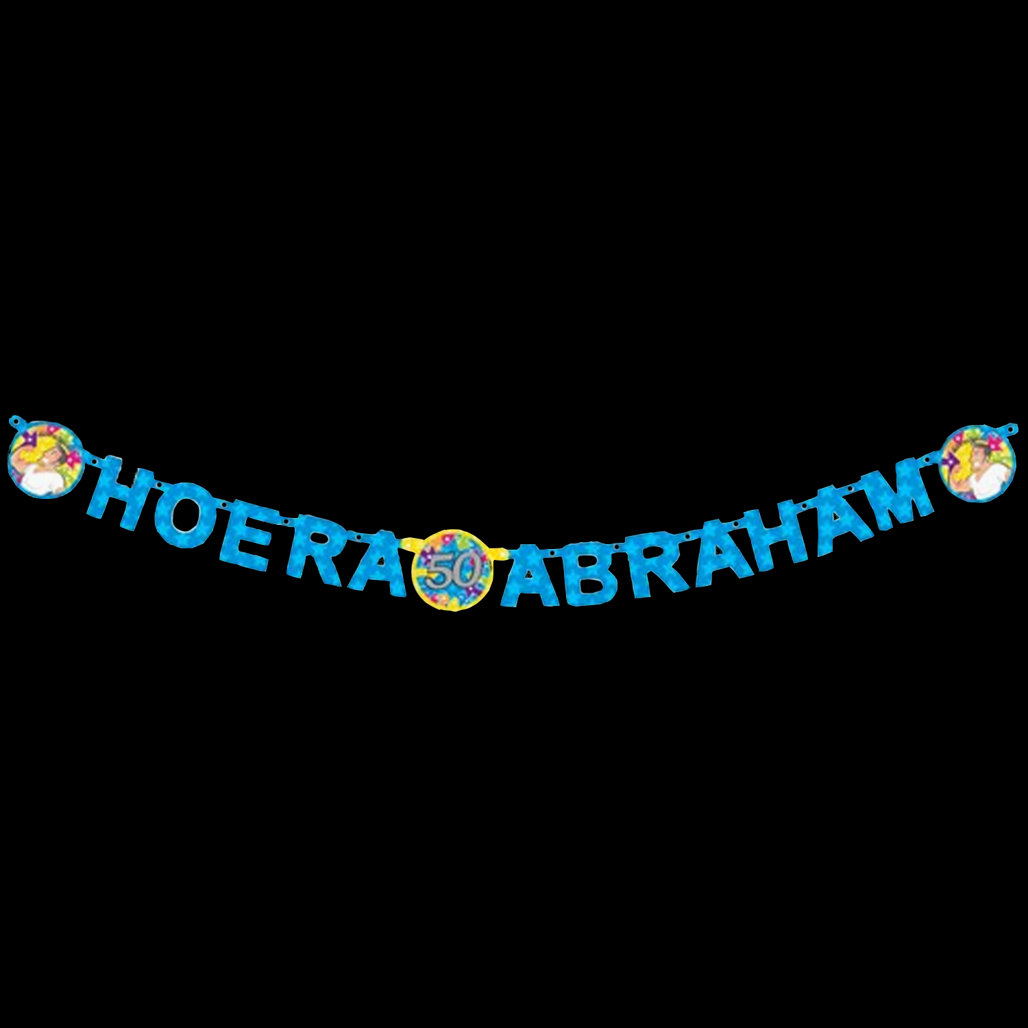 Letterslinger hoera Abraham