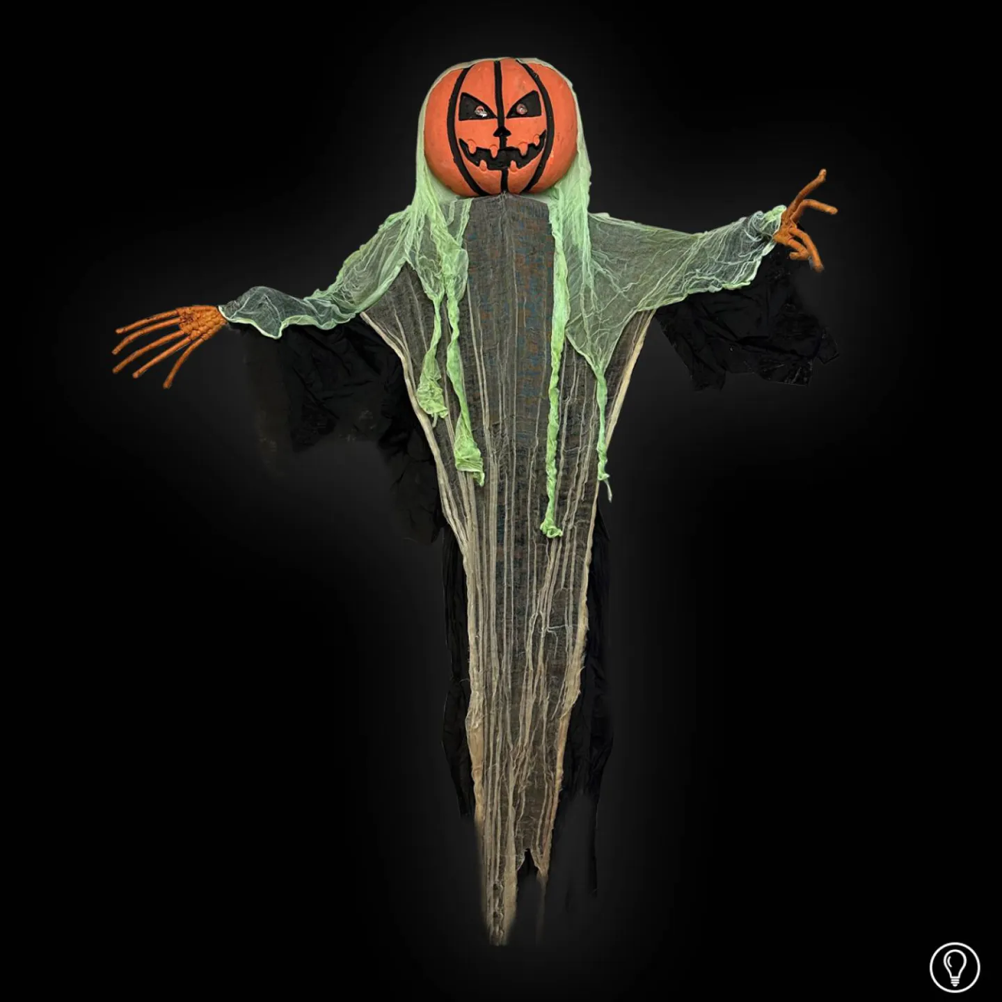 Halloween hangdecoratie pompoengeest.