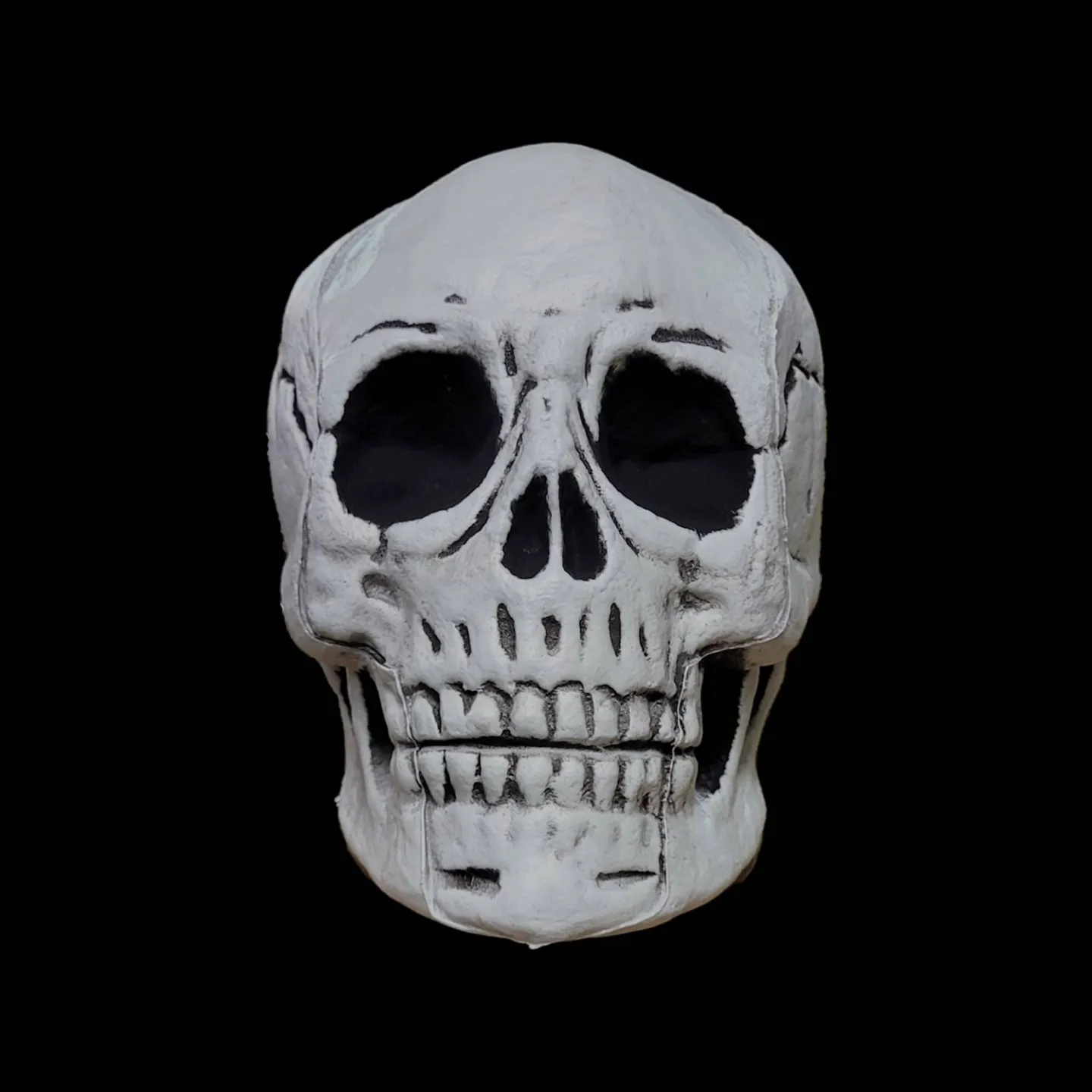 Halloween schedel 20cm x 27cm x 22cm.