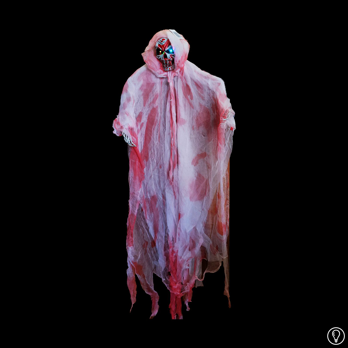 Halloween hangdecoratie geest met LED 170cm