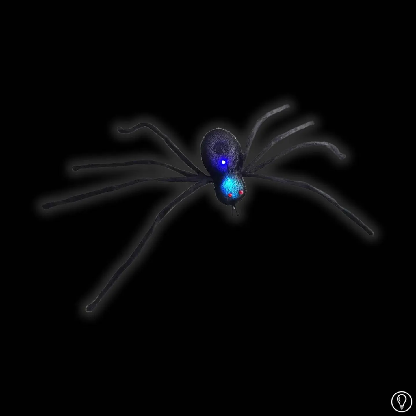 Decoratie spin met LED 72cm.