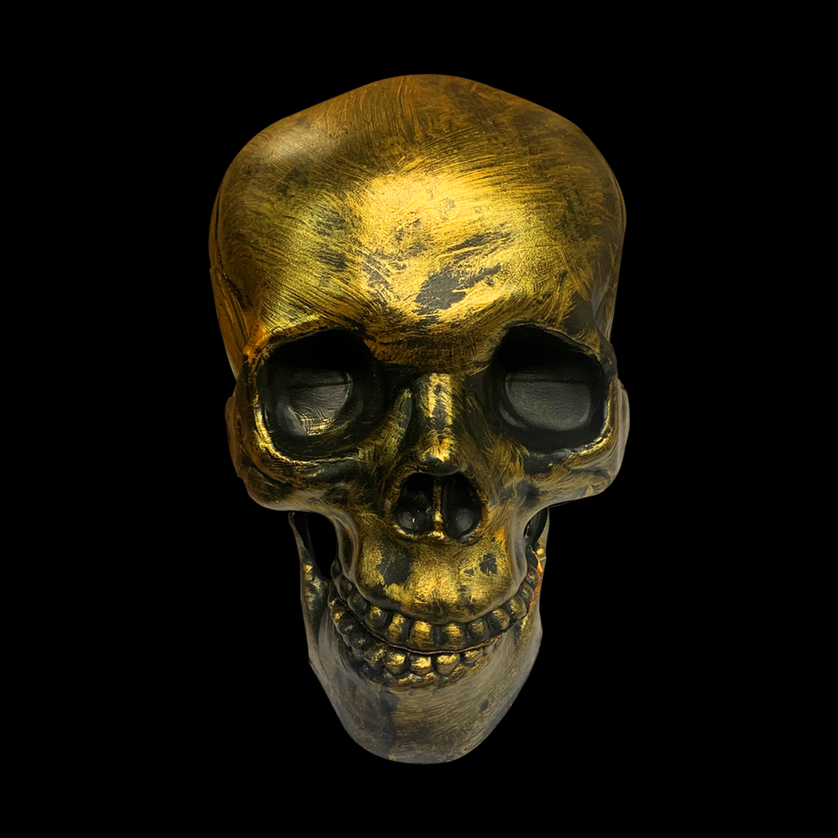 Halloween schedel goud goedkoop