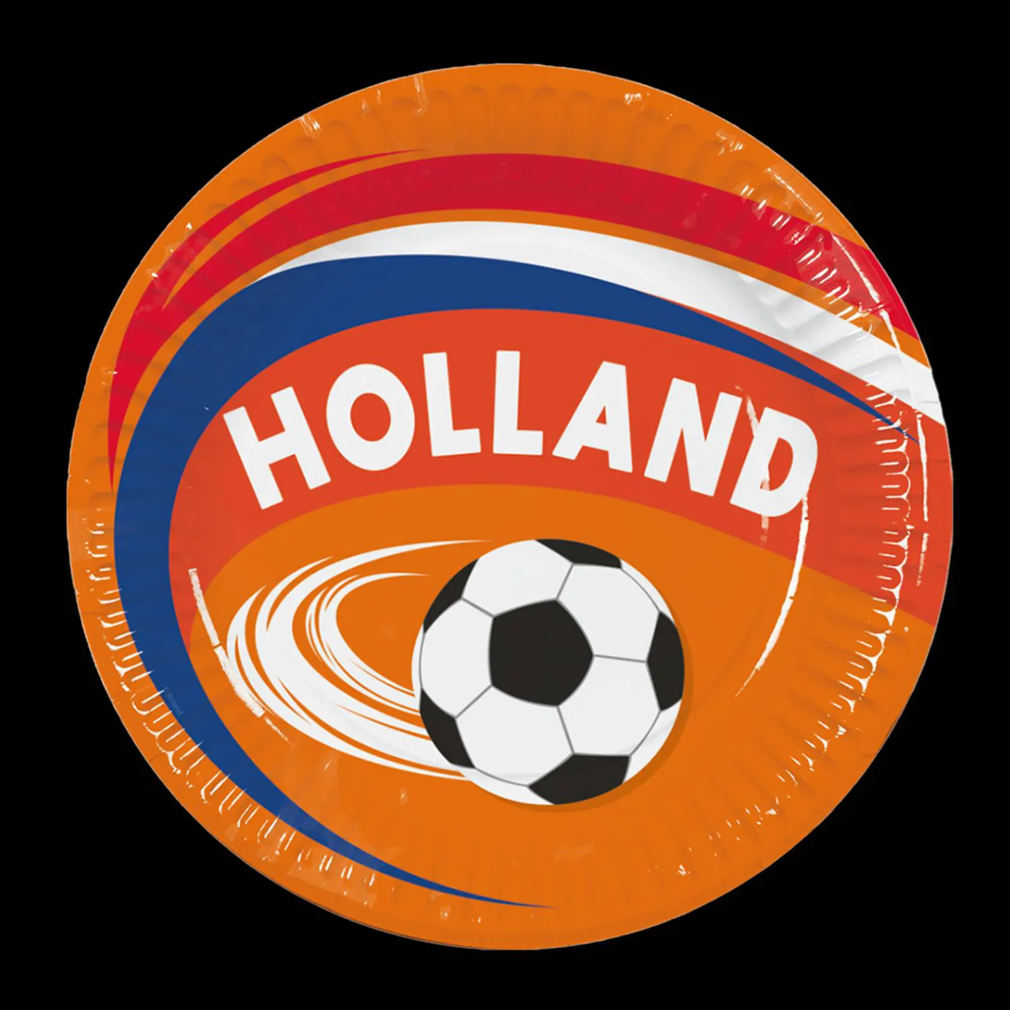 Papieren bordjes Holland 8 stuks.
