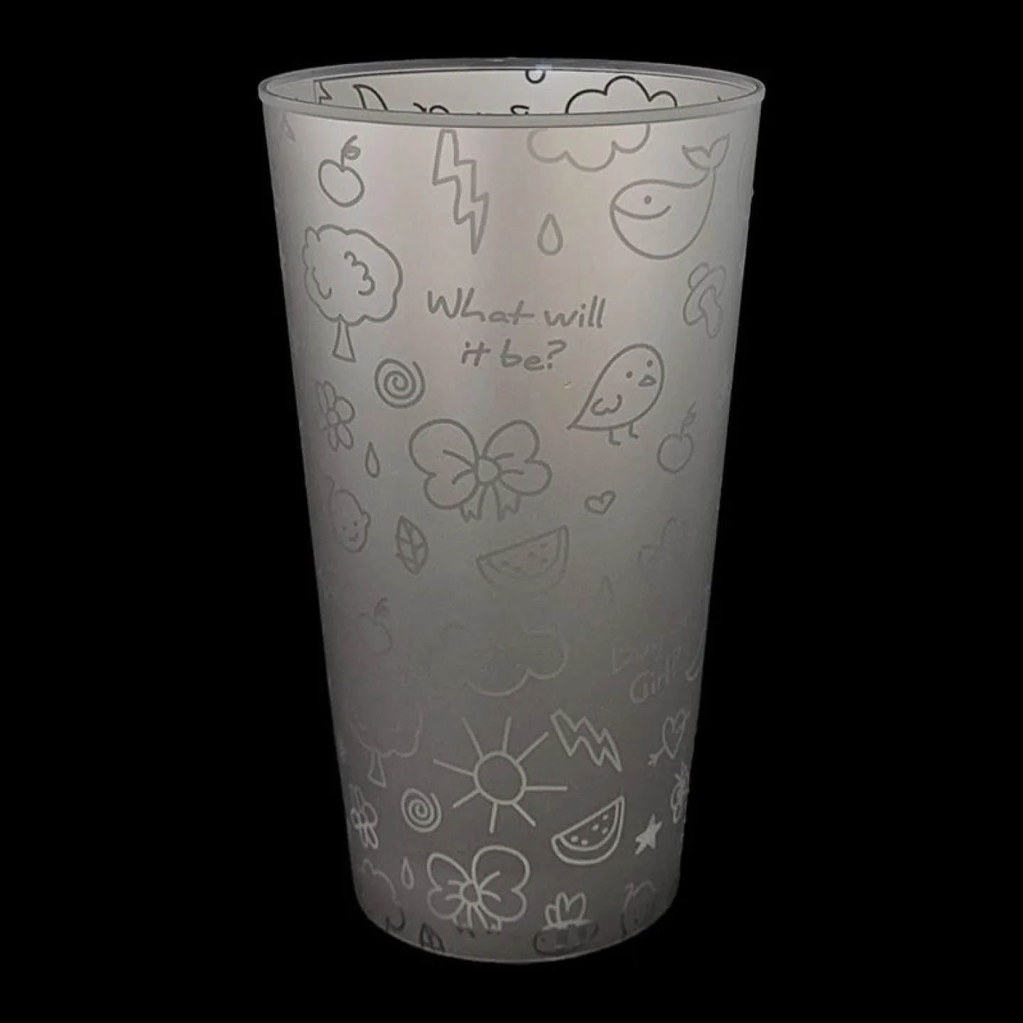 goedkope LED cup gender reveal roze kopen.