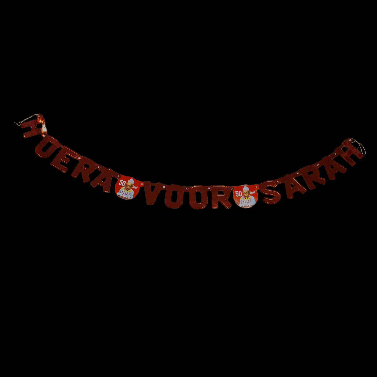 Letterslinger hoera Sarah