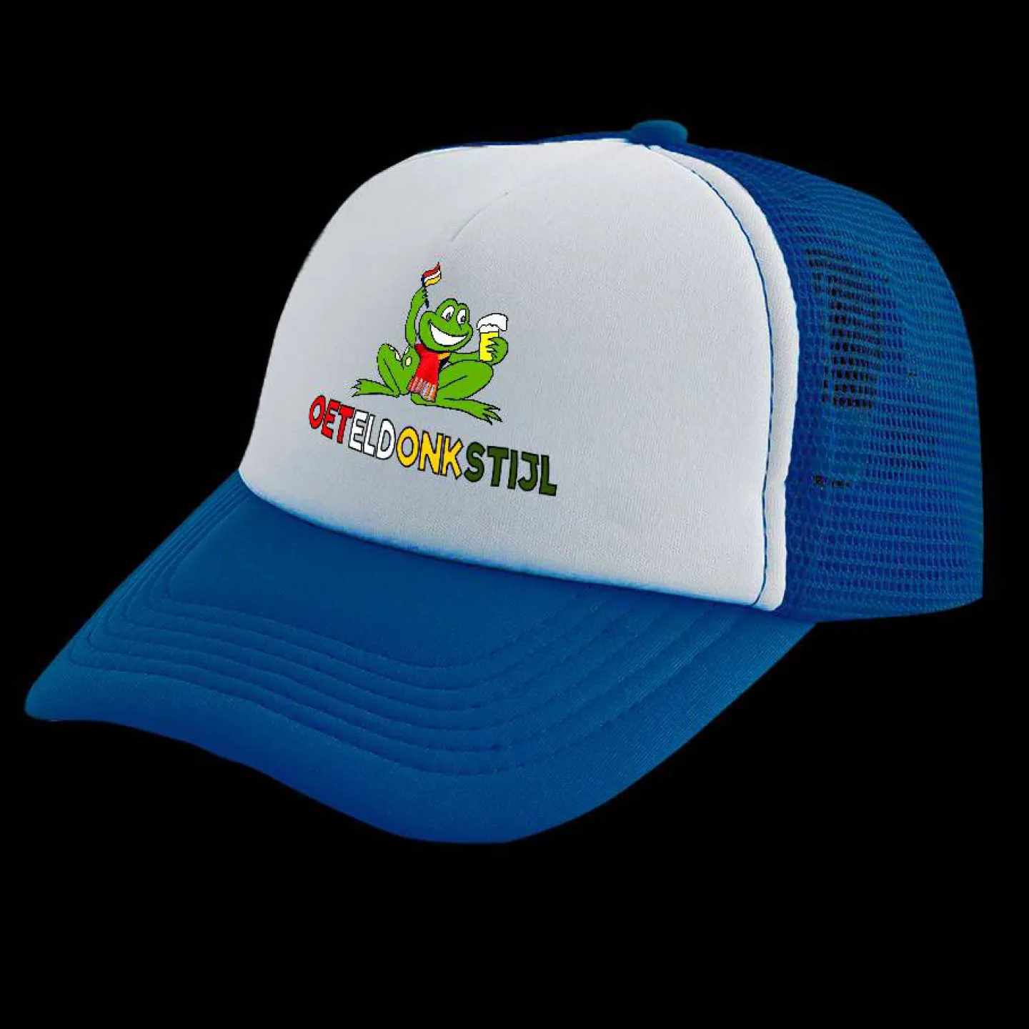 Petten bedrukken Blauw kopen.