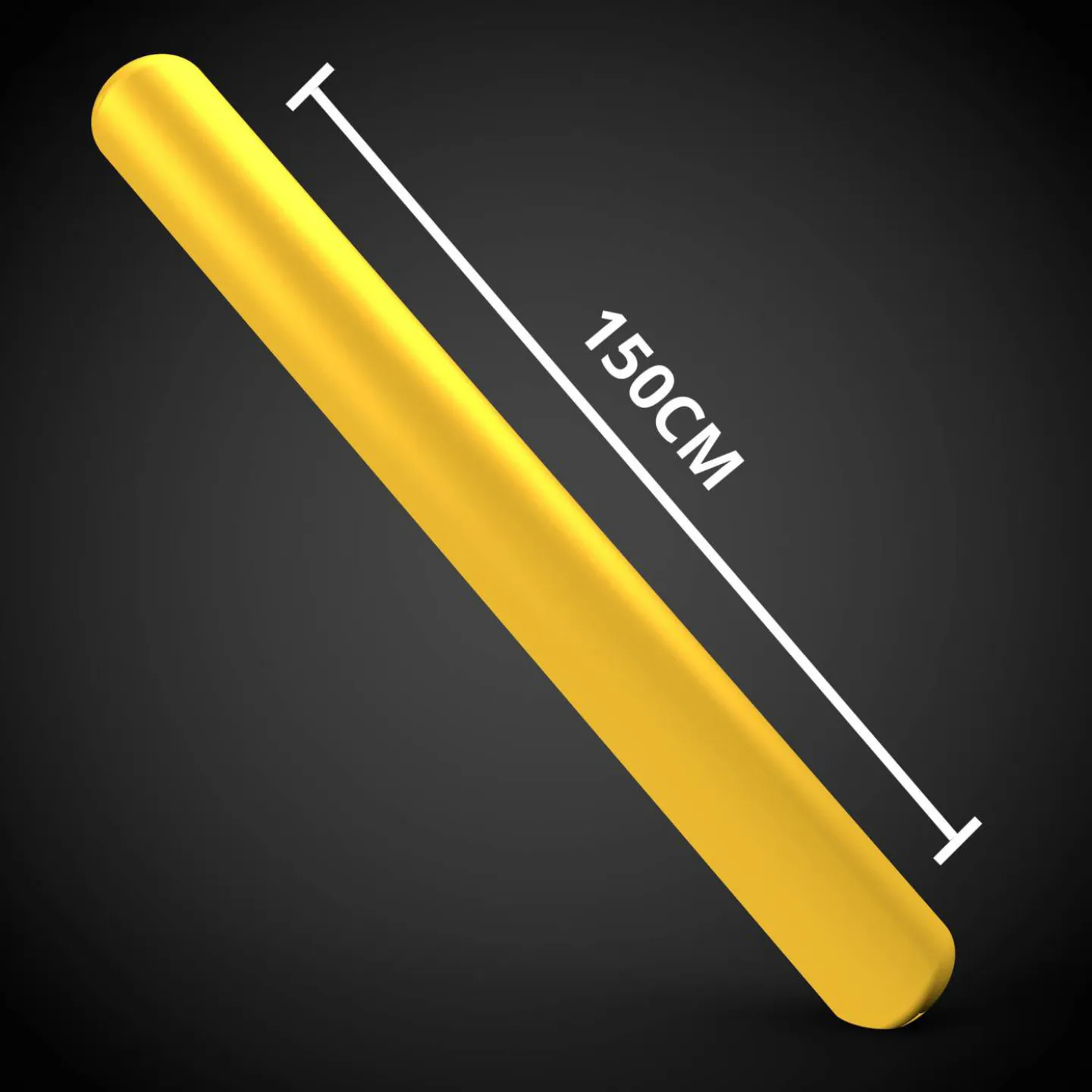Gouden opblaas noodle 150cm kopen.