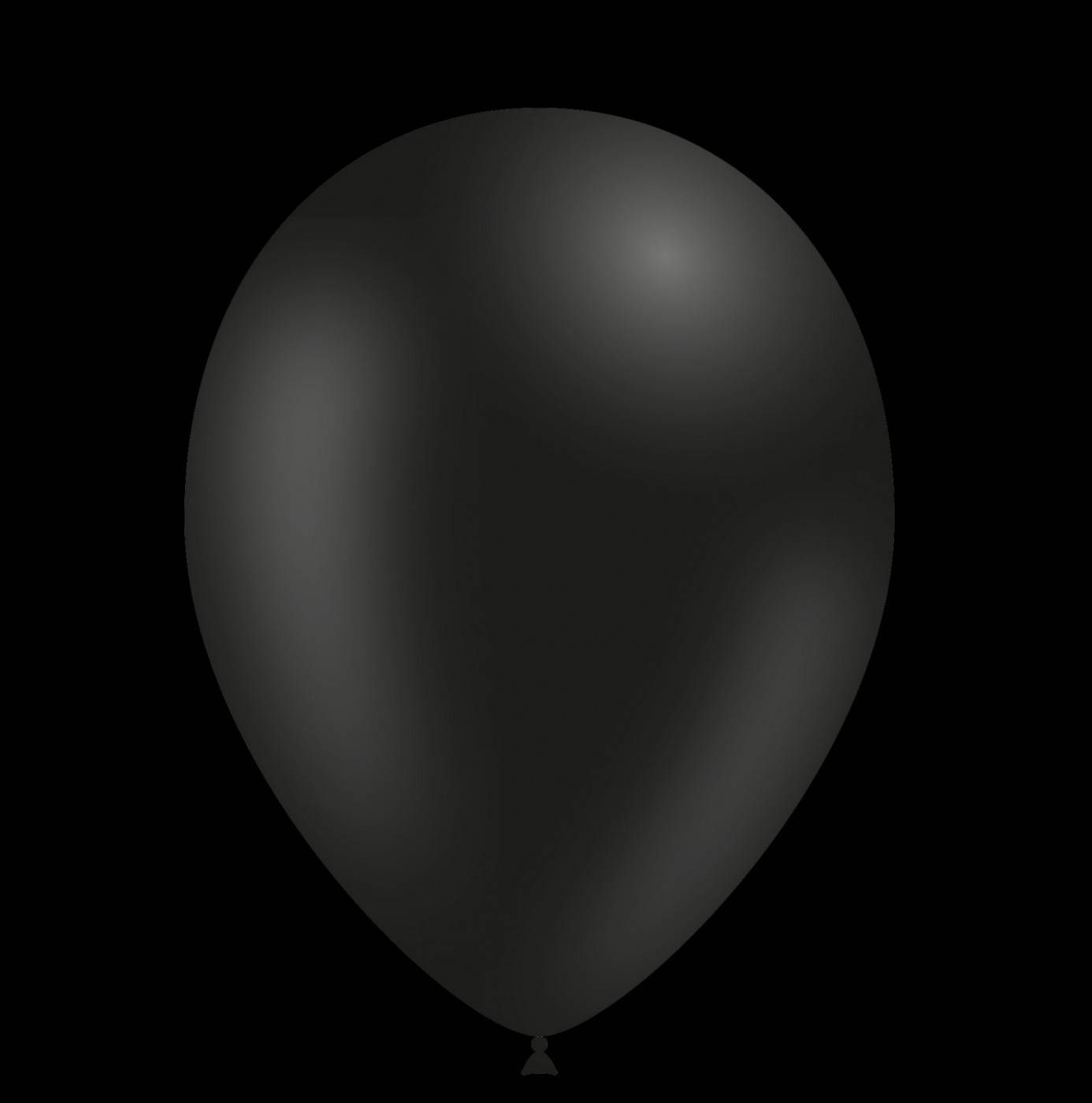 Zwarte ballonnen 28cm